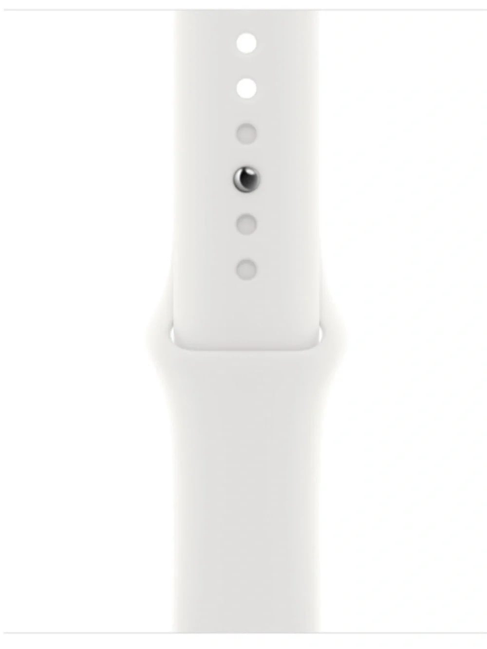 GENUINE APPLE WATCH WHITE SPORT BAND - NEW - FITS MOST - 41MM - OEM - AUTHENTIC